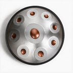 MINI HANDPAN - 45 cm - 9 notes - Sol mineur - 442 Hz