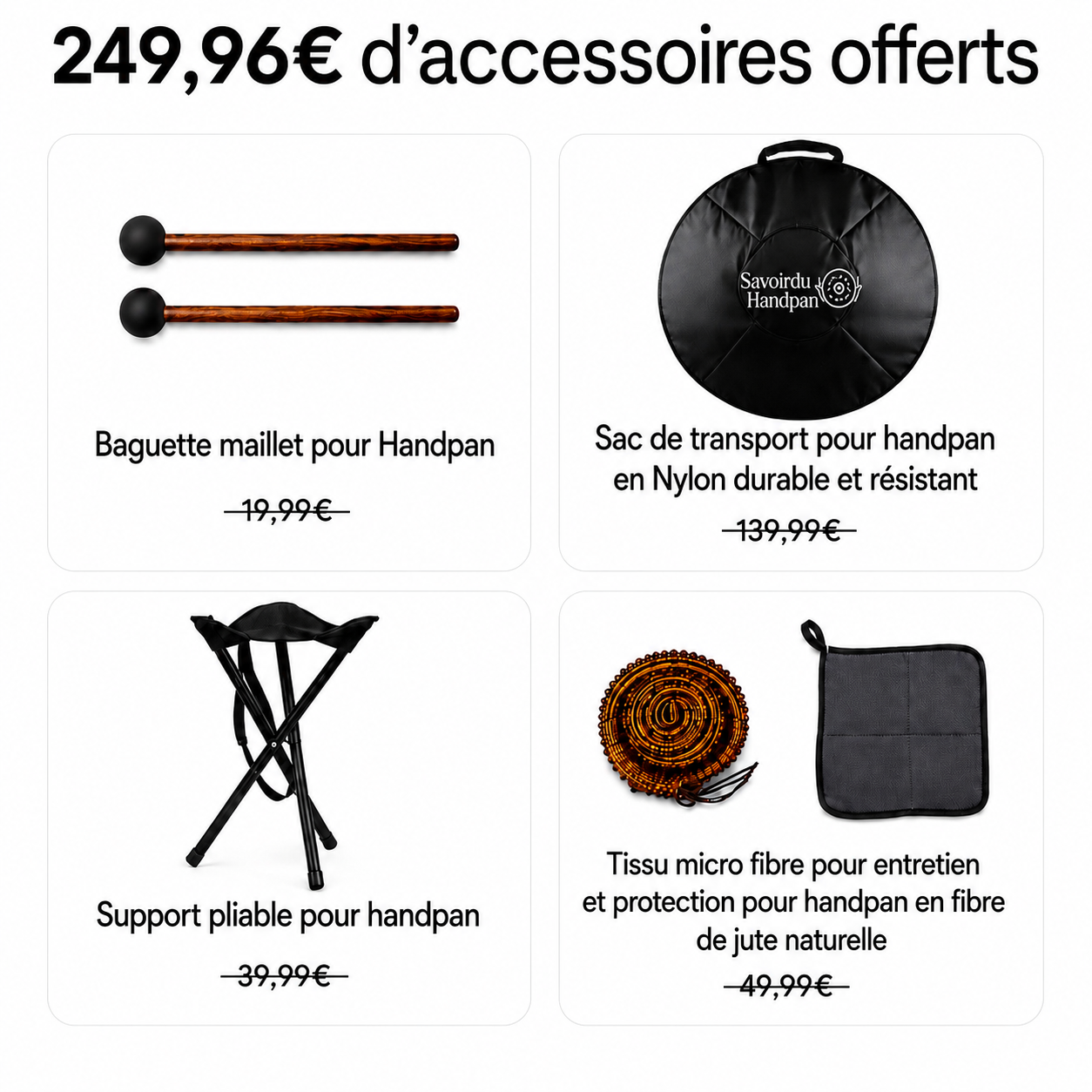 HANDPAN  Océan Bleu - Ré Mineur - 432 Hz